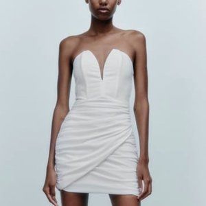 ZARA NWT SWEETHEART NECKLINE DRESS -  Bloggers Fav